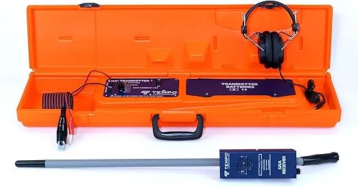 TEMPO Communications 521A Irrigation Sprinkler Valve Locator Tool | Irrigation Wire Tracer, Underground Wire Locator (Professional Grade)