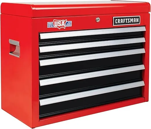 CRAFTSMAN 2000 Series 26-in W x 19.75-in H 5-Drawer Steel Tool Chest (Red)