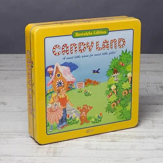 WS Game Company Candy Land Nostalgia Edition Board Game in Collectible Tin