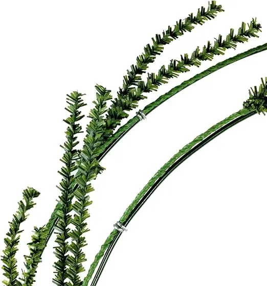 16" Wire Wreath Frame with Pine Ties by Ashland - Ready-to-Decorate Rustic Home Decor for Weddings, Birthdays, Parties, and Holidays - 1 Pack