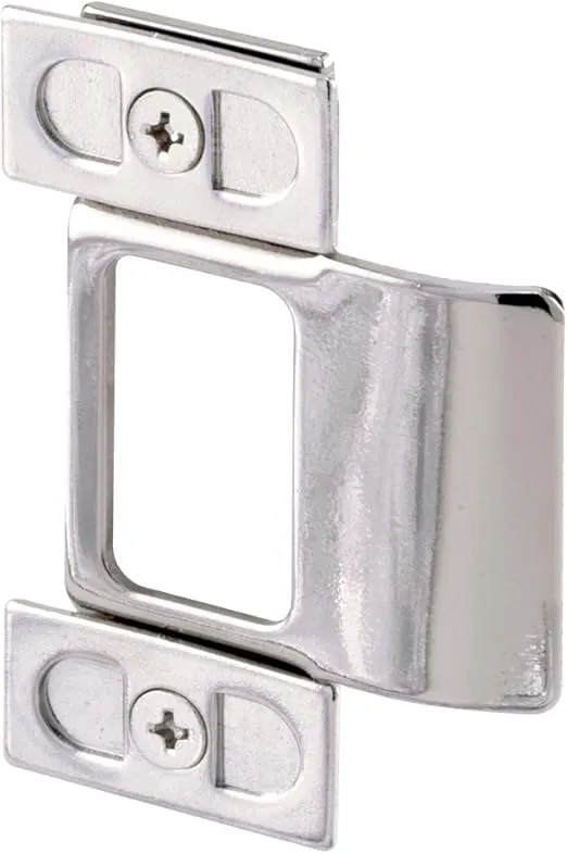Prime-Line U 9488 Adjustable Door Strike, 2 Piece, Chrome Plated (Single Pack)