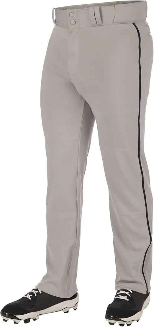 CHAMPRO Men's Triple Crown 2.0 Open Bottom Baseball Pants with Braid