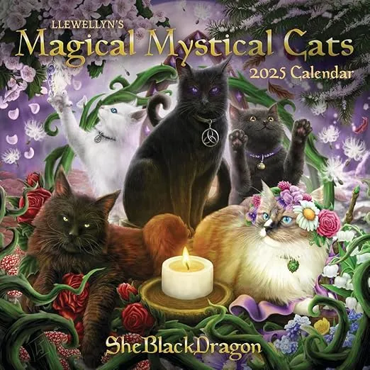 Llewellyn's 2025 Magical Mystical Cats Calendar (Llewellyn's 2025 Calendars, Almanacs & Datebooks, 8)