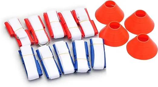 Trademark Innovations Flag Football Premium Set for 10 Man Team