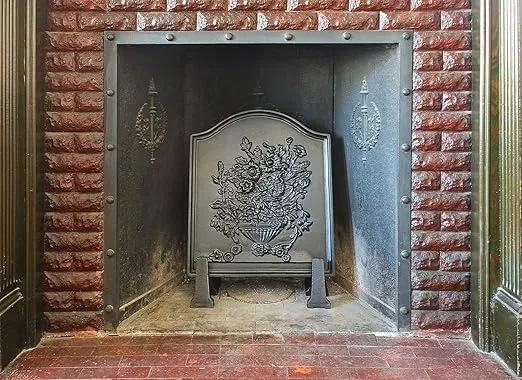 Bouquet Cast Iron Fireback