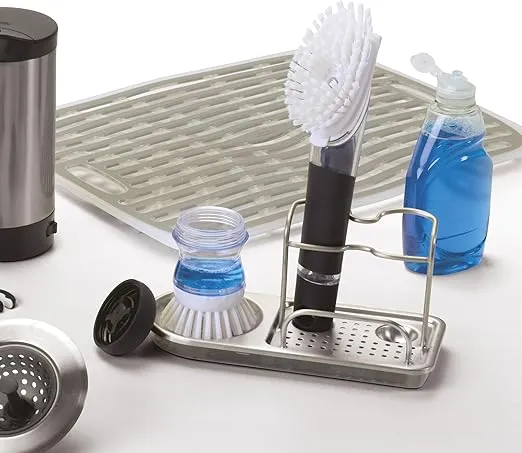 OXO Good Grips Stainless Steel Sink Caddy, Gray