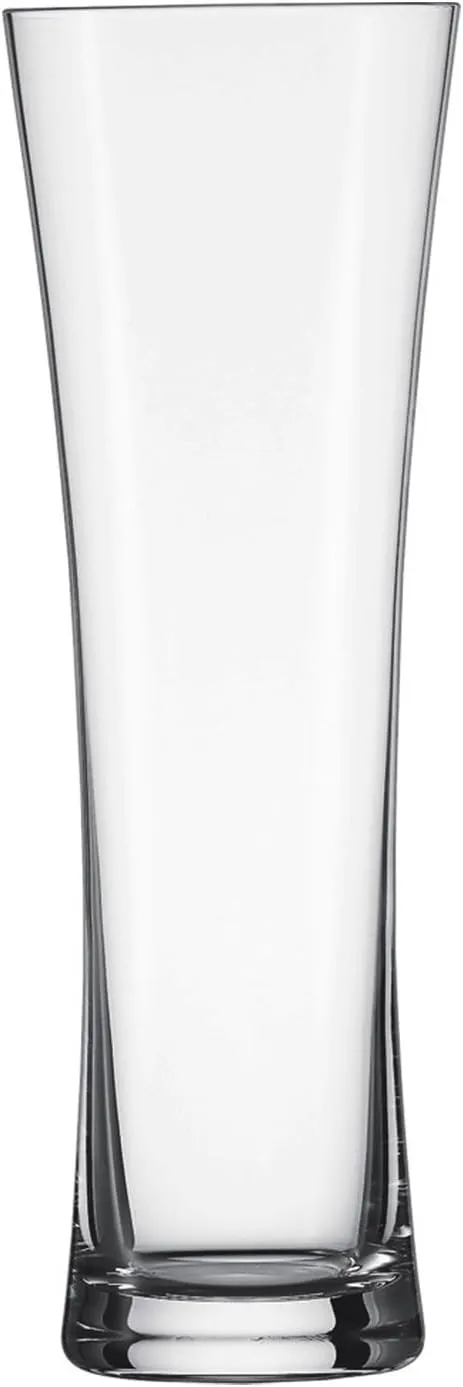SCHOTT ZWIESEL Beer Basic Wheat Beer Glass 15 Ounce (Set of 6), Straight Wheat Beer Glasses for Wheat Beer, Dishwasher-Safe Tritan Crystal Glasses, Made in Germany