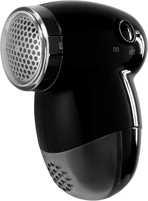 GForce Black Compact Travel Lint Shaver| Dimensions: 3.75"x 2.75" | Great for Shaving | On Fabric | Furniture | Travel Accessories | Great for Loose Thread | Lint | Fuzz Removal | Black