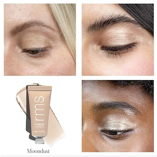 RMS Beauty Eyelights Cream Eyeshadow - Metallic Eyeshadow, Creamy Eyeshadow, Liquid Eyeshadow, Sparkly Eyeshadow, Cream Eye Shadow, Sparkle Eyeshadow