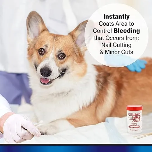 Four-Paws 4 Pack of Quick Blood Stopper Kits, 0.5 Ounces each, Antiseptic Styptic Powder and Swabs for Dogs, Cats and Birds