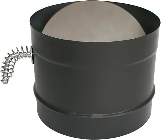 DuraVent, 8in. Diameter Damper Section, Included (Qty.) 1 Material Steel, Model# 8DBK-DS