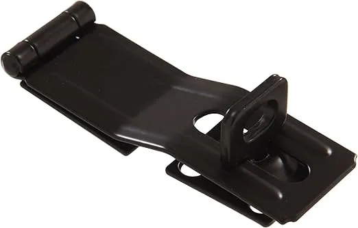 852763 4-1/2" - Swivel Staple Safety Hasps - Black Finish 1-Pack