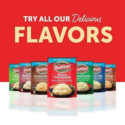 Idahoan Buttery Homestyle Mashed Potatoes, 8 Oz