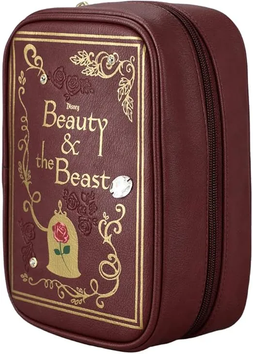 Bioworld Disney Beauty and the Beast Rose Cosmetic Bag