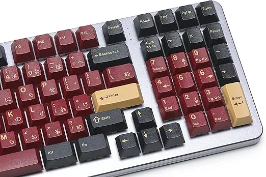 DROP + Redsuns GMK Red Samurai Keycap Set for Full-Size Keyboards - Compatible with Cherry MX Switches and Clones (1800 Layout 113-key Kit)