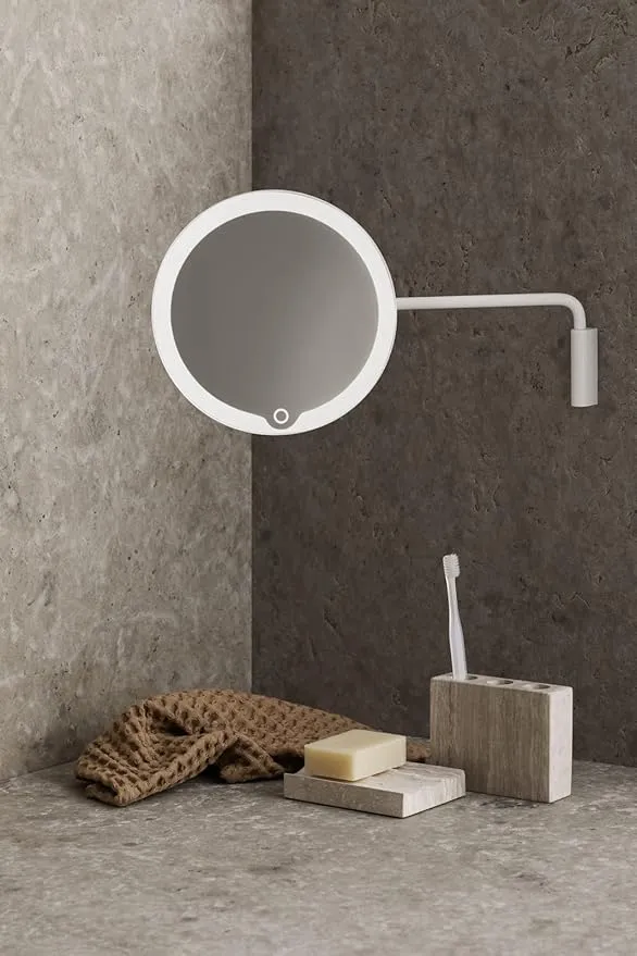 Blomus MODO LED Wall Mounted Vanity Mirror White