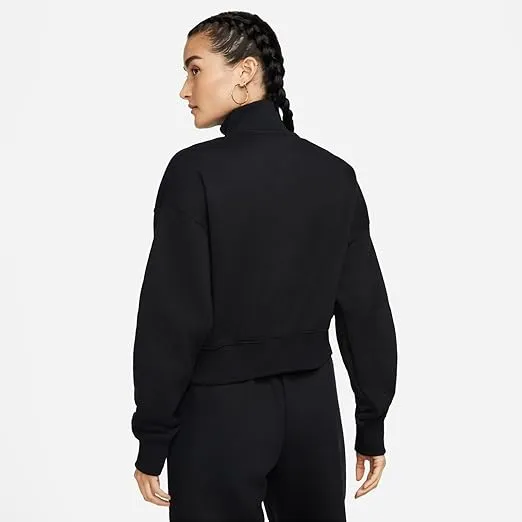 Nike Women's Sportswear Phoenix Oversized 1/2-Zip Crop Sweatshirt
