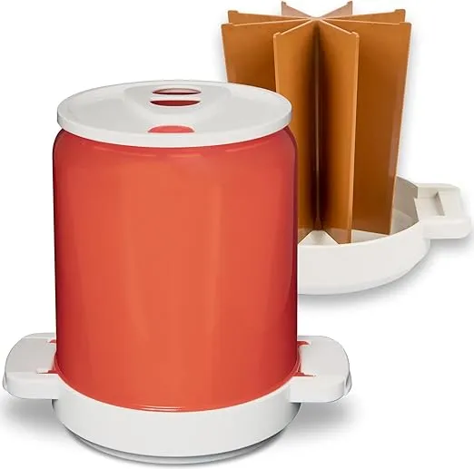 Deluxe Copper Color AS-SEEN-ON-TV Make Yummy, Crispy, HEALTHY Bacon in Your Microwave, Splatter-Proof & Mess-Free Design, Pour the Grease Right Out, Easy-to-Clean, 6