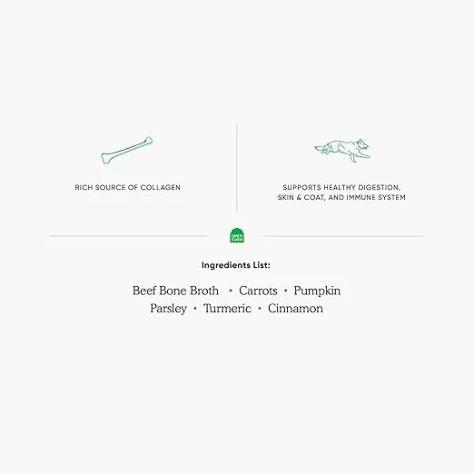 Open Farm Bone Broth, Food Topper for Both Dogs and Cats with Responsibly Sourced Meat and Superfoods Without Artificial Flavors or Preservatives, 12oz (Grass-Fed Beef)