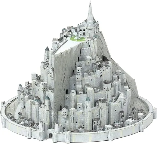 Metal Earth Premium Series Lord of The Rings Minas Tirith 3D Metal Model Kit Fascinations