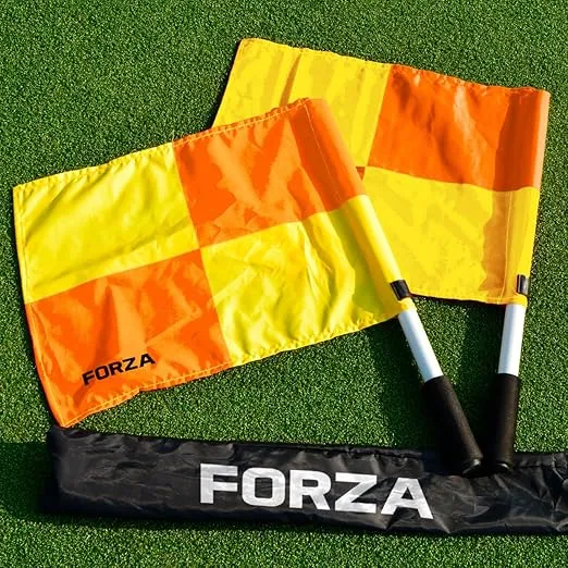 FORZA UEFA Linesman Flags - Pair of Quality Linesman Flags To Bring Your Soccer Club To The Top Of The League!