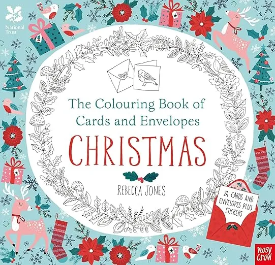 National Trust: The Colouring Book of Cards and Envelopes - Christmas (Colouring Books of Cards and Envelopes)