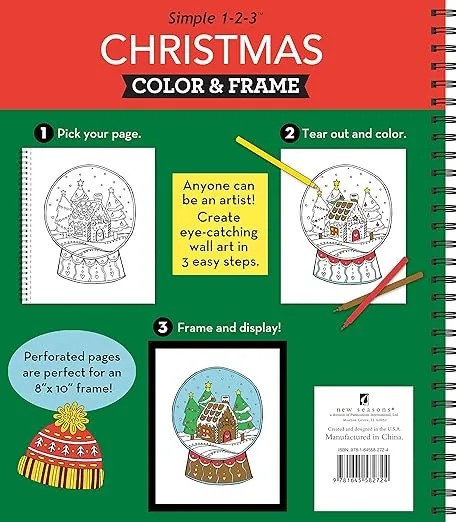 Color & Frame - Christmas (Coloring Book)