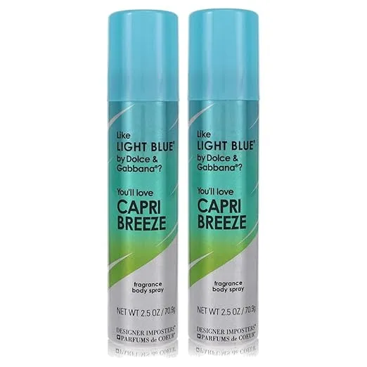 Parfums De Coeur Capri Breeze Fragrance Deodorant Body Spray for Women, 2.5 Ounce (2)