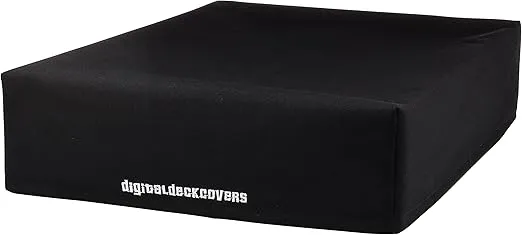 PlayStation 3 / PS3 / XBOX360 Console Dust Cover Gaming System Protector [Antistatic, Water Resistant, Premium Fabric, Black] by DigitalDeckCovers