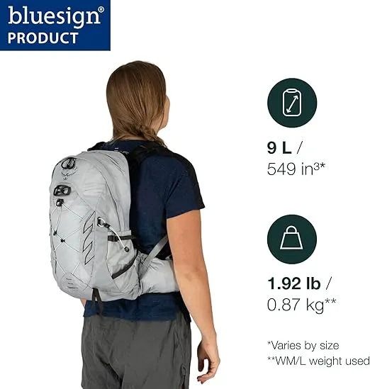 Osprey Tempest 9L Women's Hiking Backpack with Hipbelt, Kakio Pink, WM/L
