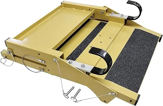 Extreme Max 3005.4246 Dog Ladder/Ramp Platform - Tan, Deluxe