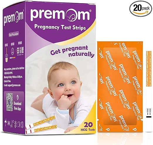 Premom Pregnancy Test Strips: Early Detection Pregnant Test Kits- 20 Pack