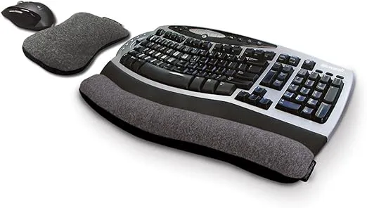 HandStands Beaded Keyboard & Mouse Wrist Support for Computer, Laptop, Office Work, & PC Gaming- Keyboard and Mouse Cushion