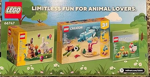 LEGO Limited Edition Exclusive Animal Play Pack 66747 Easter Gift for Kids