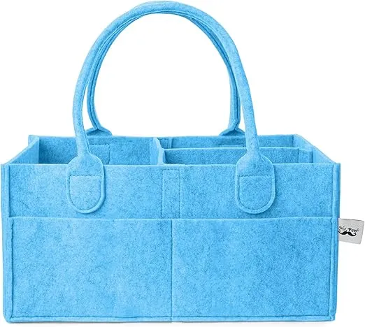 Mr. Pen- Baby Diaper Caddy Organizer, Blue, Baby Organizer, Car Diaper Caddy, Baby Caddy Organizer, Portable Diaper Caddy, Diaper Organizer for Changing Table, Baby Organizer for Nursery