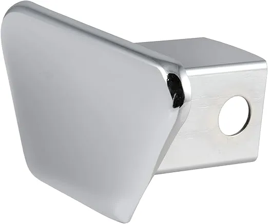 CURT 22101 Chrome Steel Trailer Hitch Cover, Fits 2-Inch Receiver