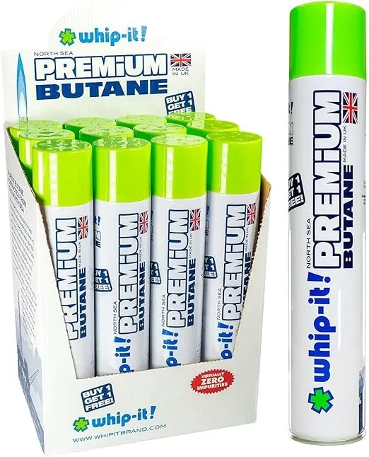 Whip-it! Premium - 420ml Cans - World's Purest Butane Made in The UK - B112