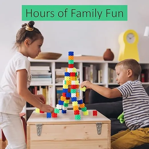Building Blocks for Kids - 96 PCS STEM Educational Building Blocks for Toddlers and Kids Ages 3 to 9+ | Creative & Fun Building Toys for Kids, Boys and Girls-Ideal Christmas or Birthday Gift