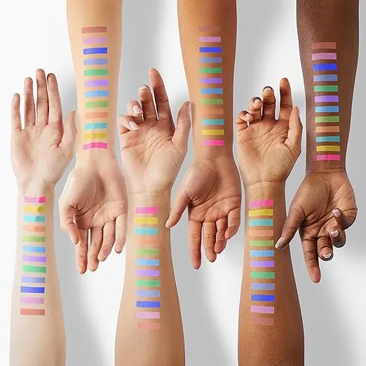 UCANBE Colorful Matte Makeup Eyeshadow Palette, 15 Shades Vibrant MACARON Pastel Eye Shadow Pallet, High Pigmented Blendable Rainbow Make Up Plattet Kit - Mint Candy