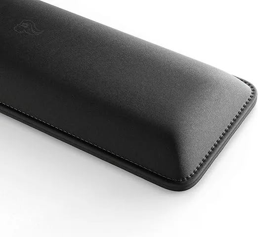 Glorious Wrist Pad/Rest - Black - Mechanical Keyboards, Stitched Edges, Ergonomic (Compact, Stealth) (GWR-75-STEALTH)