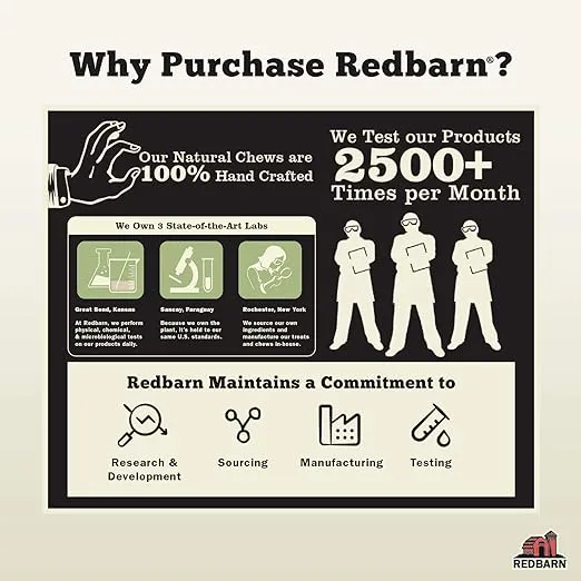 Redbarn Pet Products All-Natural Beef Cheek Rolls for Dogs | Grain-Free Cow Cheeks, Naturally Rich in Collagen | Available in Chicken & Carrot Glaze or Uncoated (Chicken & Carrot, Large (Pack of 12))