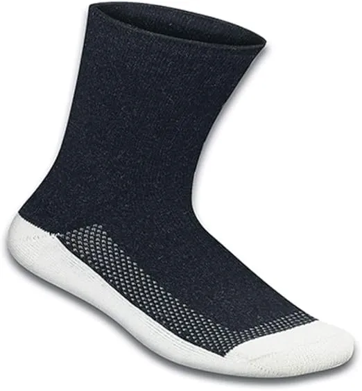 Orthofeet Extra Roomy Non-Binding Non-Constrictive Circulation Seam Free Socks, 3 Pack