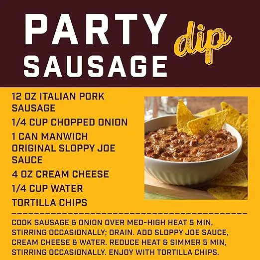 Manwich Original Sloppy Joe Sauce, Canned Sauce, 15 OZ