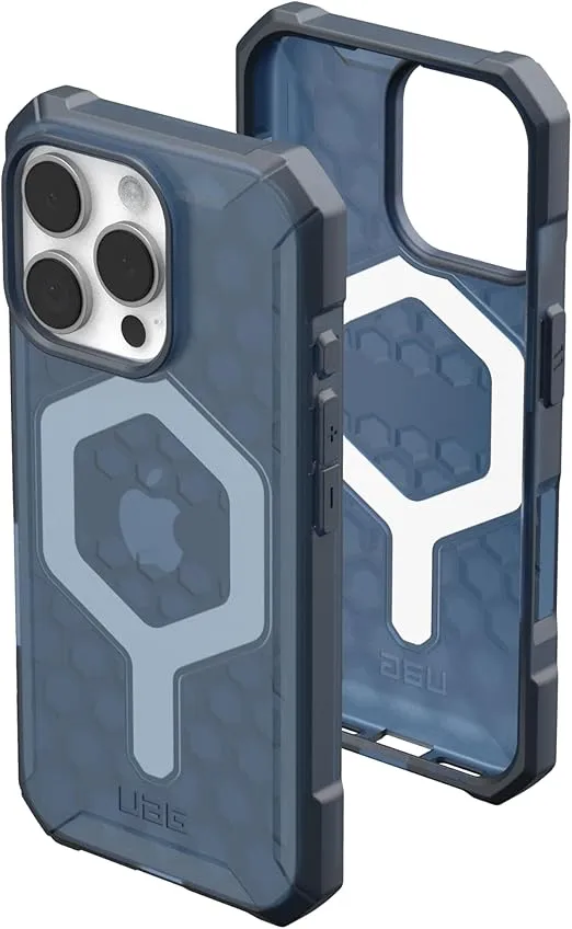 URBAN ARMOR GEAR UAG Designed for iPhone 16 Pro Case 6.3" Essential Armor - Compatible with MagSafe Charging Rugged Slim Sleek Shockproof Anti-Slip Military Grade Protective Cover, Cloud Blue