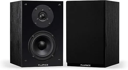 Fluance Elite High Definition Surround Sound Home Theater 7.1 Speaker System Including Floorstanding Towers, Center Channel, Surround, Rear Surround Speakers, and DB10 Subwoofer - Black Ash (SX71BR)