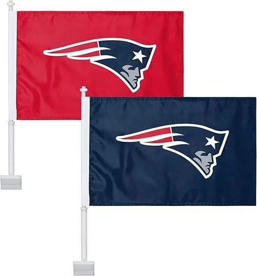 foco NFL 2 Pack Solid Car Flag