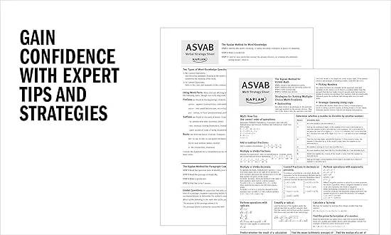 ASVAB Prep Plus 2024-2025: 6 Practice Tests + Proven Strategies + Online + Video (Kaplan Test Prep)