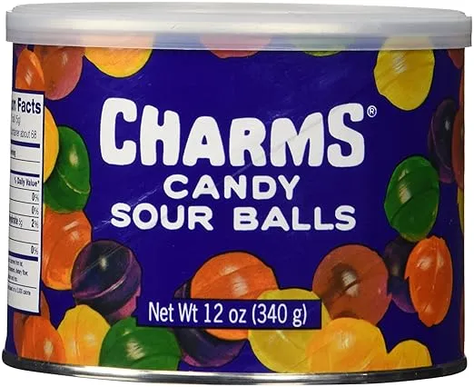 Charms® Sour Balls Hard Candy Tin - 12 Oz Can