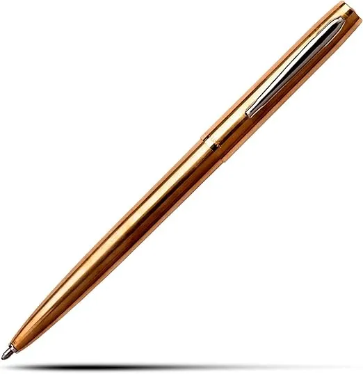 Fisher Space Pen - Raw Brass M4RAW- Cap-O-Matic, Gift Boxed
