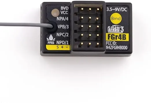 Flysky FGr4B 2.4G 4CH 3 AFHDS 3 Micro Mini Receiver PWM PPM i-Bus S.Bus i-bus2 Output for PL18 NB4 Lite RC Car Boat